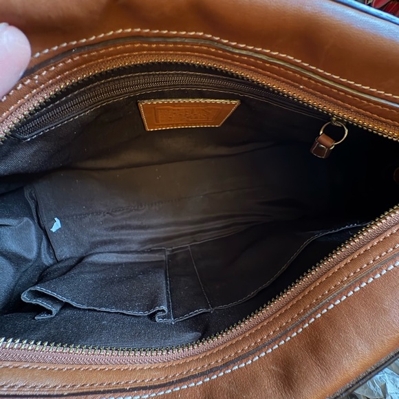 Y2K Coach Hamptons Turnlock Satchel | 11047 | RARE Coach Keychain |Like New - Picture 6 of 15